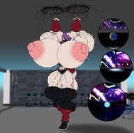 bleach gigantic_breasts hyper_muscle katen_kyoukotsu_(ninja) muscular_female // 8500x8451 // 13.5MB