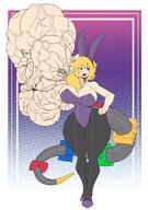 block-chan_(prisman) bunny_suit hyper_muscle muscular_female needstags oc owner:prisman // 5986x8500 // 8.4MB