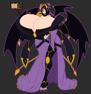 digimon gigantic_breasts lilithmon // 8263x8500 // 6.0MB