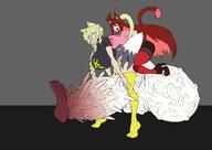 carol_malus_dienheim cat_girl gigantic_penis micha_jawkan senki_zesshou_symphogear spiky_penis // 5015x3558 // 2.4MB