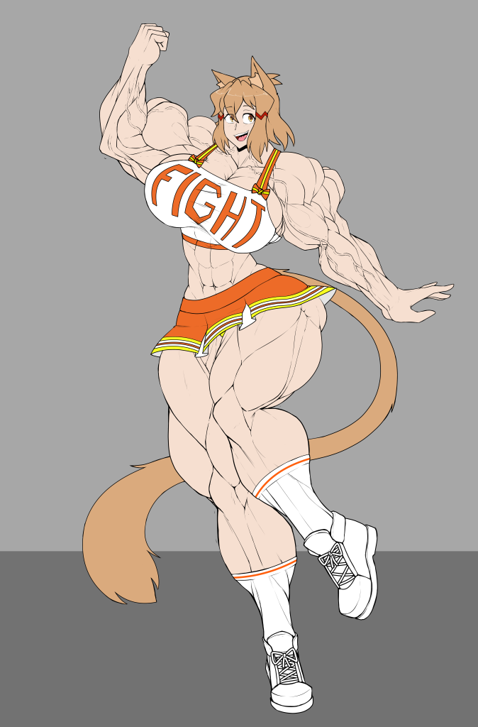 Muscle Catgirl Hibiki